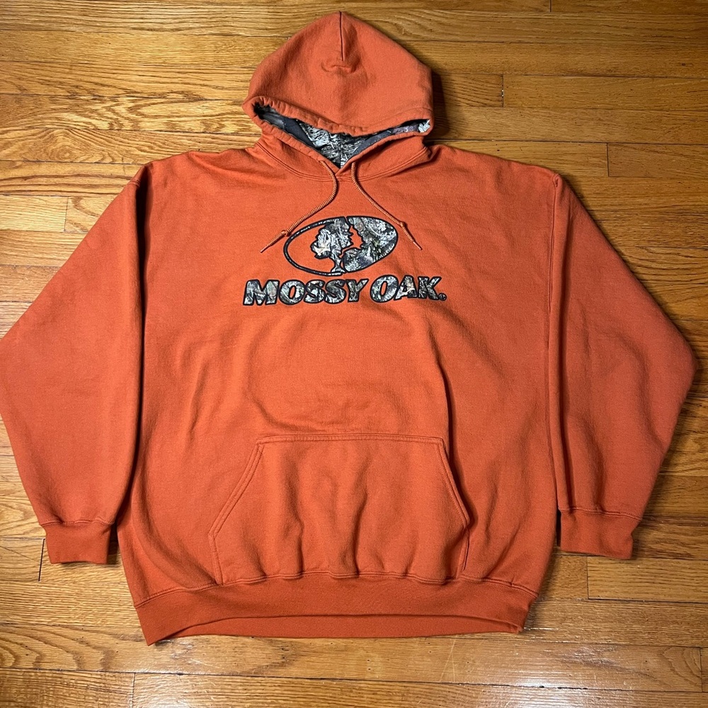 Mossy Oak Men's Bold Orange Hoodie